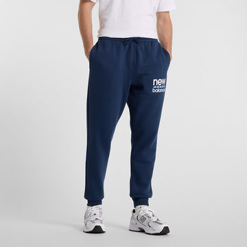 New Balance Navy Blue Man's Trackpant-MP51940