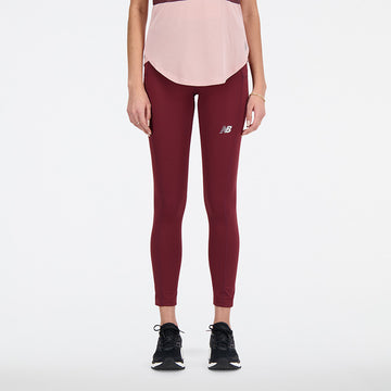New Balance Burgundy Woman's Trackpant-WP33218