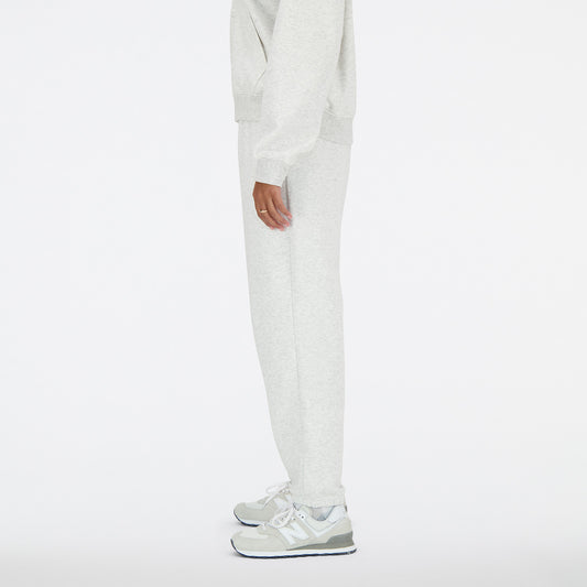 New Balance White Woman's Trackpant-WP41500