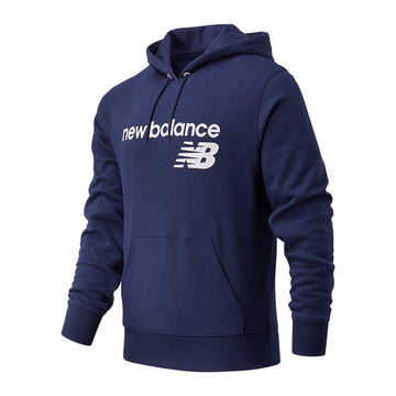 New Balance Navy Man's Hoodie-MT03910