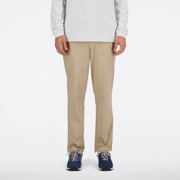 New Balance Beige Man's Trackpant-MP41575
