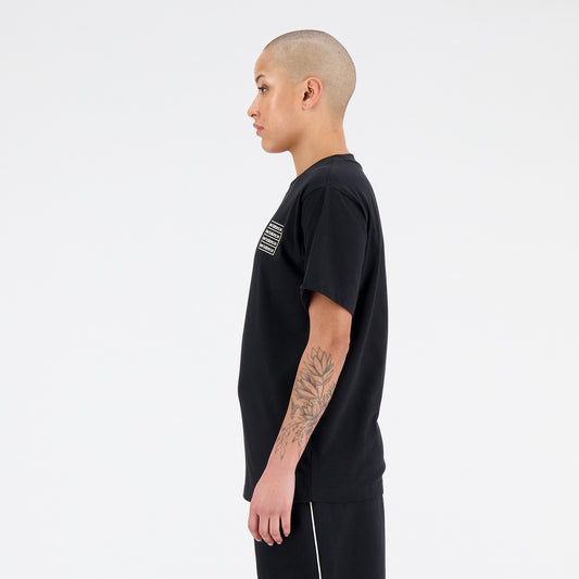New Balance Black Woman's Tshirt-WT33519