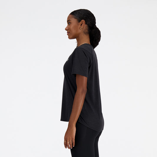 New Balance Black Woman's Tshirt-WT41253