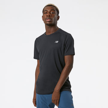 New Balance Black Man's Tshirt-MT11205