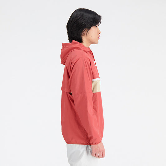 New Balance Orange Man's Hoodie-MJ31500