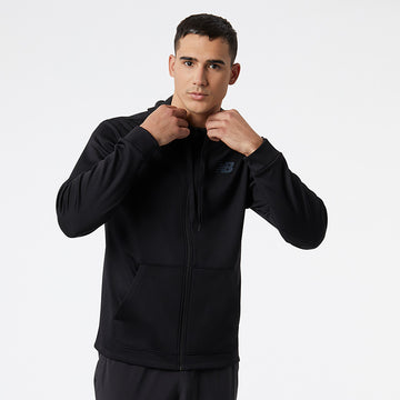 New Balance Black Man's Hoodie-MJ23020