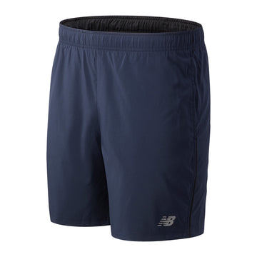 New Balance Navy Man's Shorts-MS11201