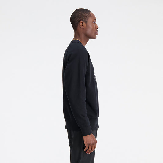 New Balance Black Man's Sweatshirt-MT33506