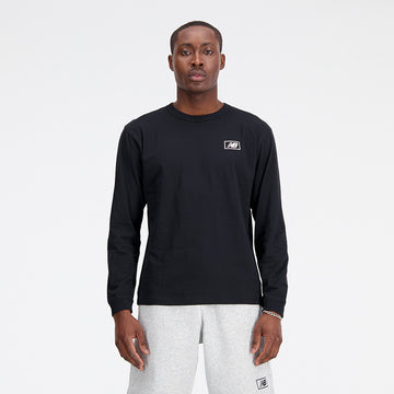 New Balance Black Man's Tshirt-MT33510
