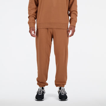 New Balance Brown Man's Trackpant-MP41519