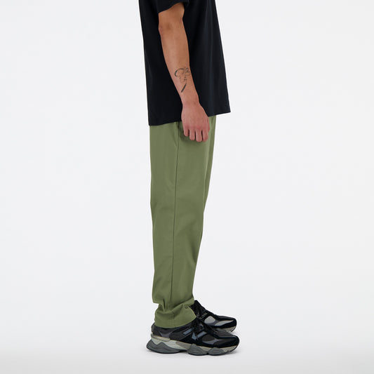 New Balance Olive Man's Trackpant-MP41575