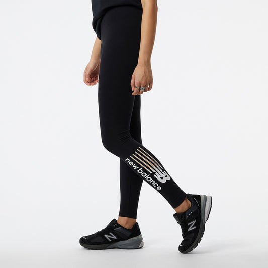 New Balance Black Woman's Trackpant-WP23800