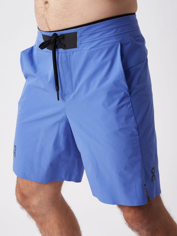 ON Men Blue Polyester Blend Sports Short
