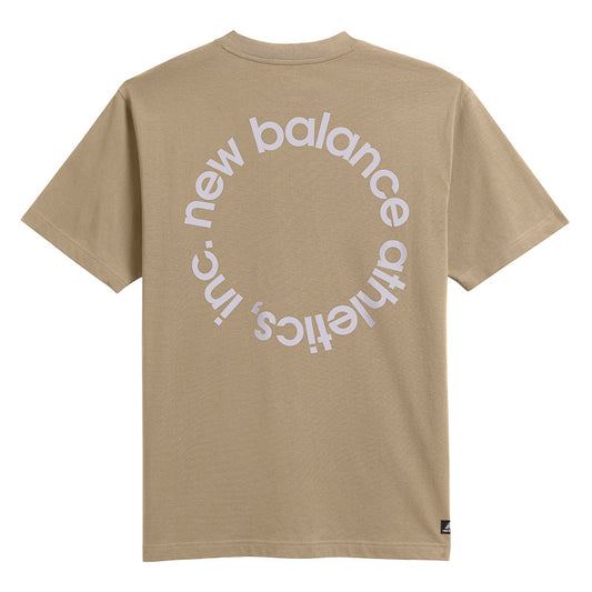 New Balance Beige Man's Tshirt-MT31575