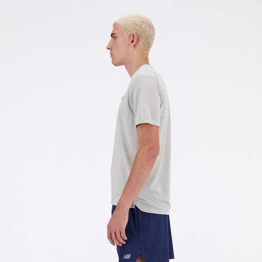 New Balance Grey Man's Tshirt-MT41253