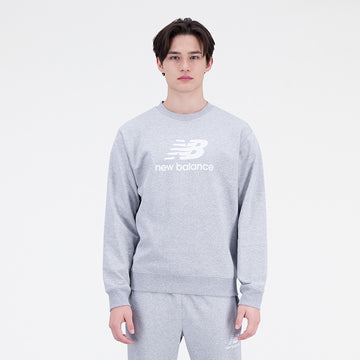 New Balance Grey Man's Sweatshirt-MT31538