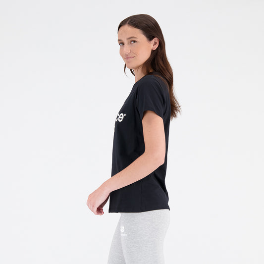 New Balance Black Woman's Tshirt-WT31507