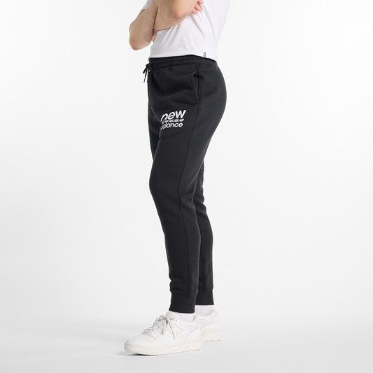 New Balance Black Man's Trackpant-MP51940