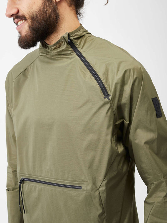 ON Men Olive Polymide Jacket Jacket