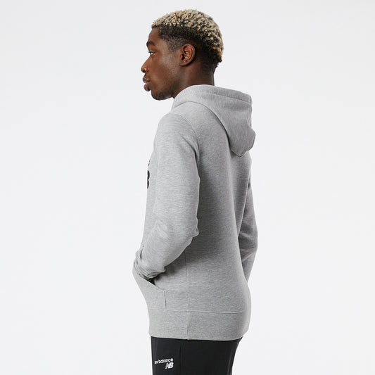 New Balance Grey Man's Hoodie-MT03910