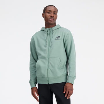 New Balance Green Man's Hoodie-MJ31536