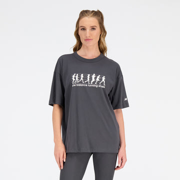 New Balance Black Woman's Tshirt-WT31503