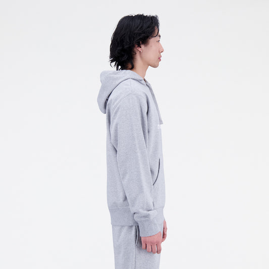 New Balance Grey Man's Hoodie-MT31537