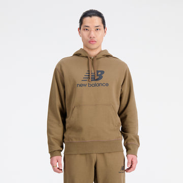 New Balance Brown Man's Hoodie-MT31537