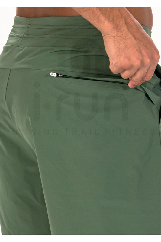 ON Men Green Polyester Blend Sports Short