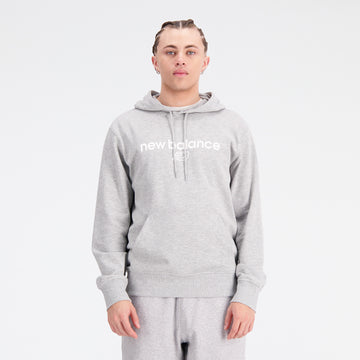 New Balance Grey Man's Hoodie-MT33526