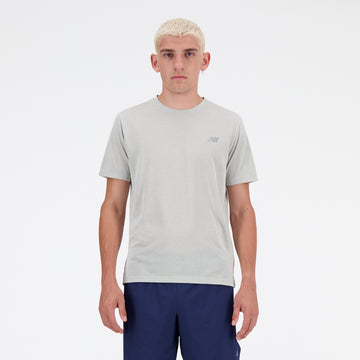 New Balance Grey Man's Tshirt-MT41253