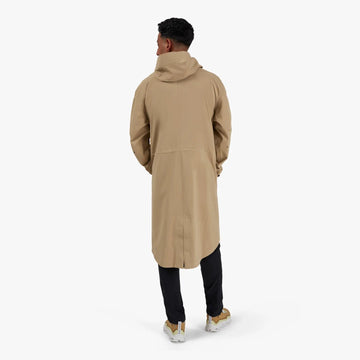 ON Men Brown Polyester Blend Hooded Parka Coat Parka Coat
