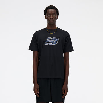 New Balance Black Man's Tshirt-MT41526