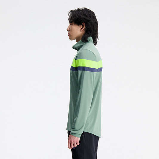 New Balance Green Man's Tshirt-MT23227