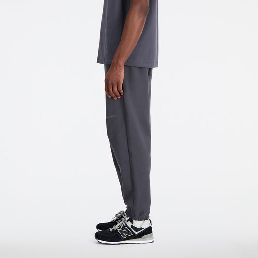 New Balance Black Man's Trackpant-MP33553