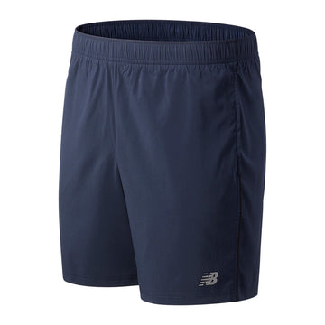 New Balance Navy Man's Shorts-MS11202