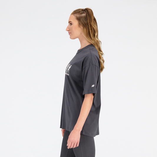 New Balance Black Woman's Tshirt-WT31503