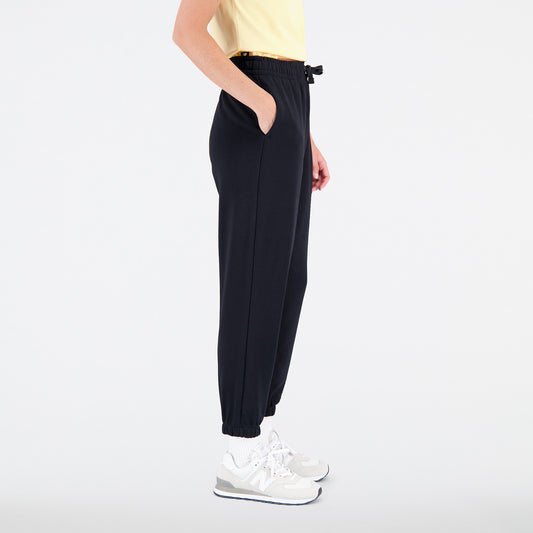 New Balance Black Woman's Trackpant-WP31508