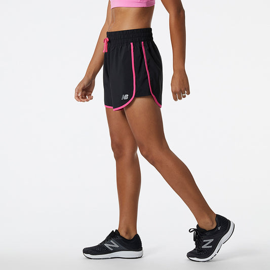 New Balance Black Woman's Shorts-WS11200