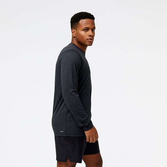 New Balance Black Man's Tshirt-MT31097