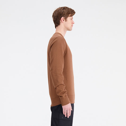New Balance Brown Man's Sweatshirt-MT33535
