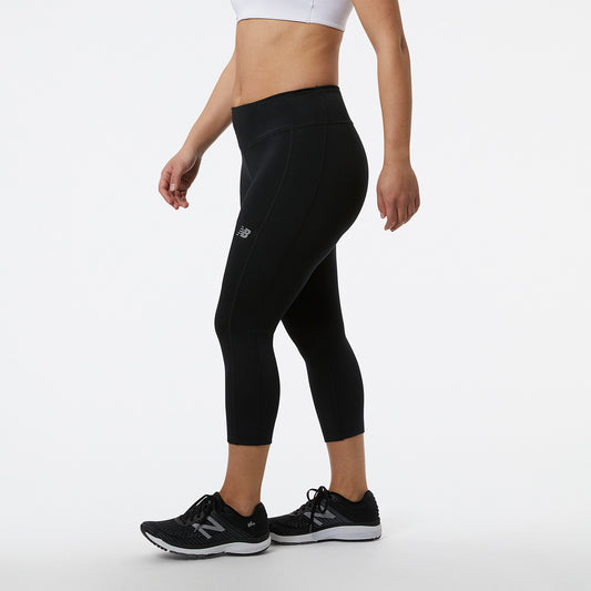 New Balance Black Woman's Trackpant-WP23239