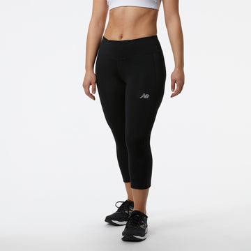 New Balance Black Woman's Trackpant-WP23239