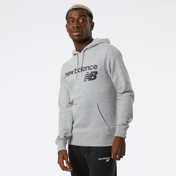 New Balance Grey Man's Hoodie-MT03910