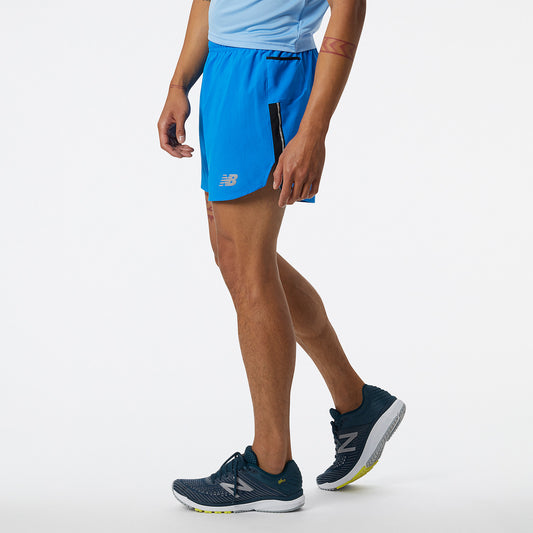 New Balance Blue Man's Shorts-MS21268