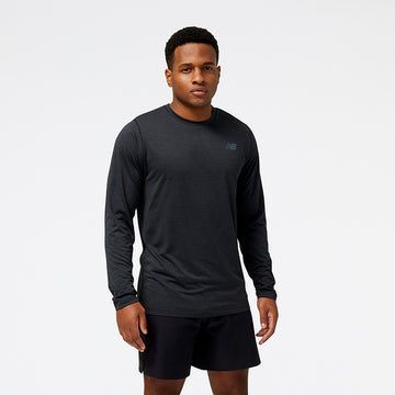 New Balance Black Man's Tshirt-MT31097
