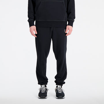 New Balance Black Man's Trackpant-MP33509