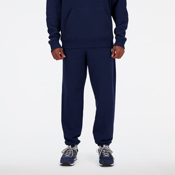 New Balance Navy Blue Man's Trackpant-MP41519