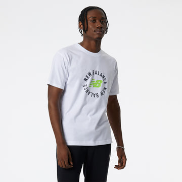 New Balance White Man's Tshirt-MT21901