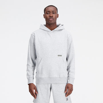 New Balance Grey Man's Hoodie-MT33540